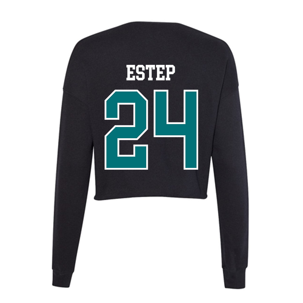 Coastal Carolina - NCAA Baseball : Brice Estep - Women's Cropped Crew Fleece-1