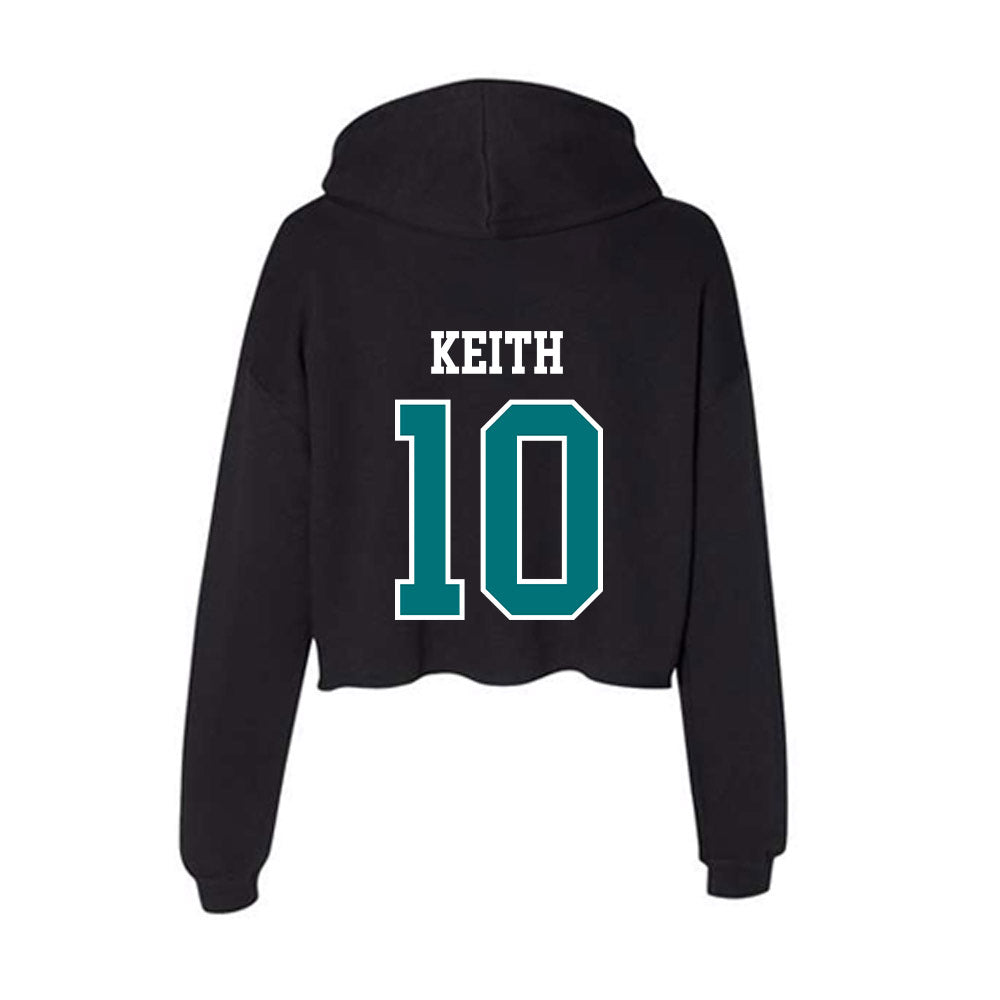Coastal Carolina - NCAA Softball : Delaney Keith - Women's Crop Fleece Hoodie-1