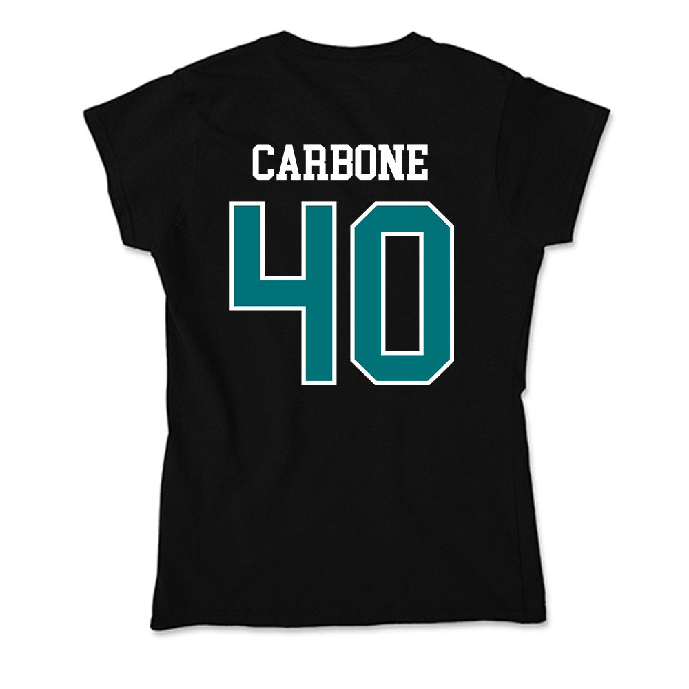 Coastal Carolina - NCAA Baseball : Dominick Carbone - Soft Style Women’s T-Shirt-1