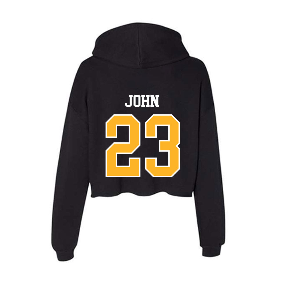Towson - NCAA Men's Lacrosse : Ryder John - Women's Crop Fleece Hoodie-1
