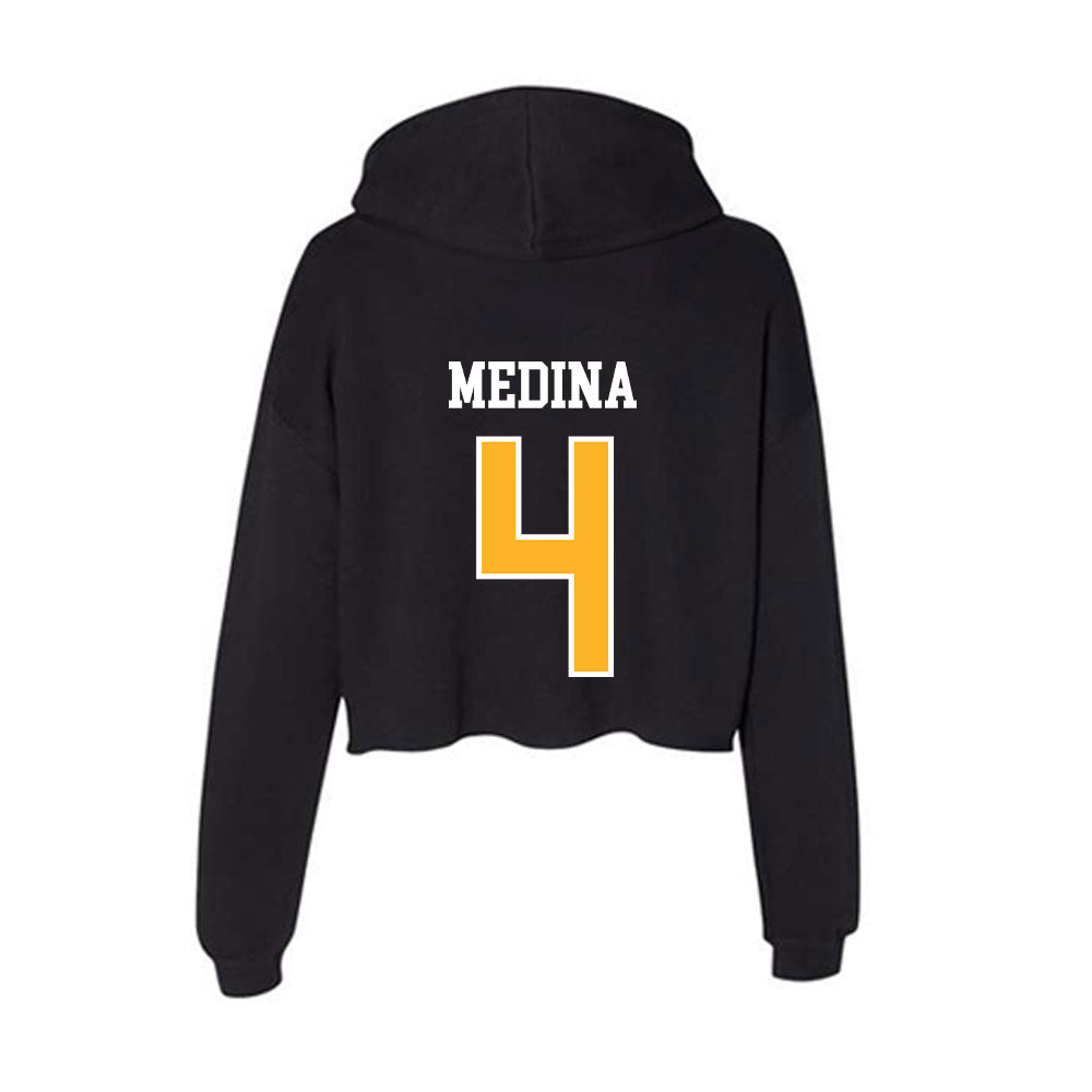 Towson - NCAA Softball : Amanda Medina - Women's Crop Fleece Hoodie-1
