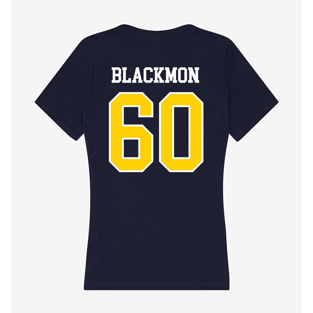 AU - NCAA Football : Stylz Blackmon - Women's V-Neck T-Shirt-1