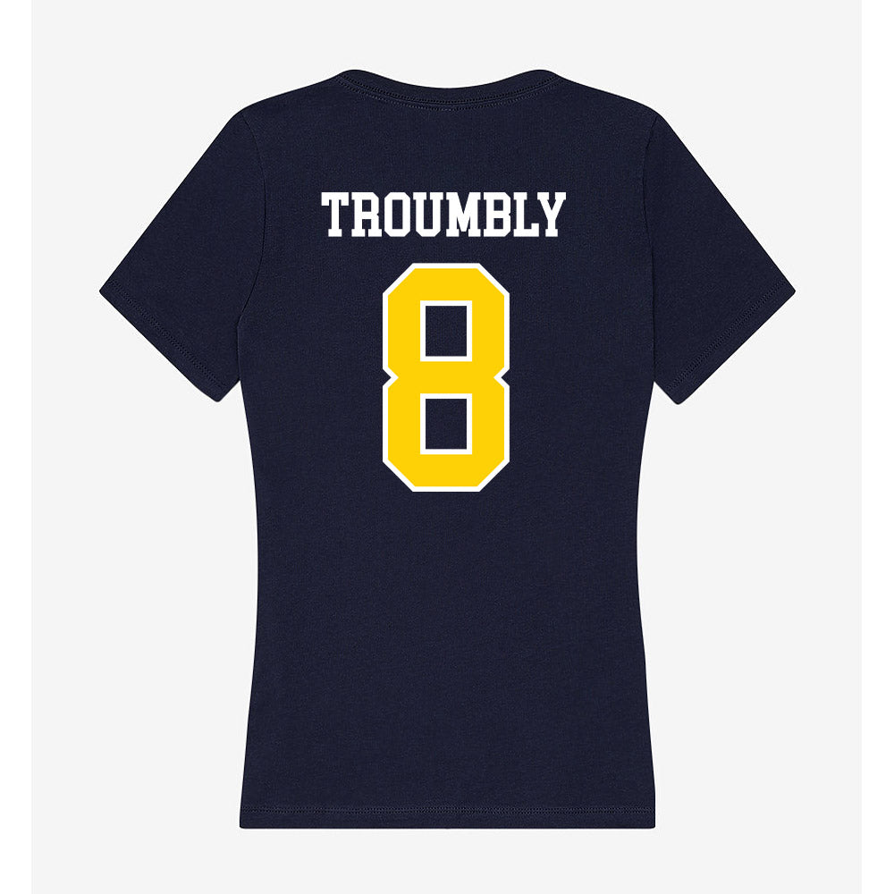 AU - NCAA Men's Ice Hockey : Ben Troumbly - Women's V-Neck T-Shirt-1
