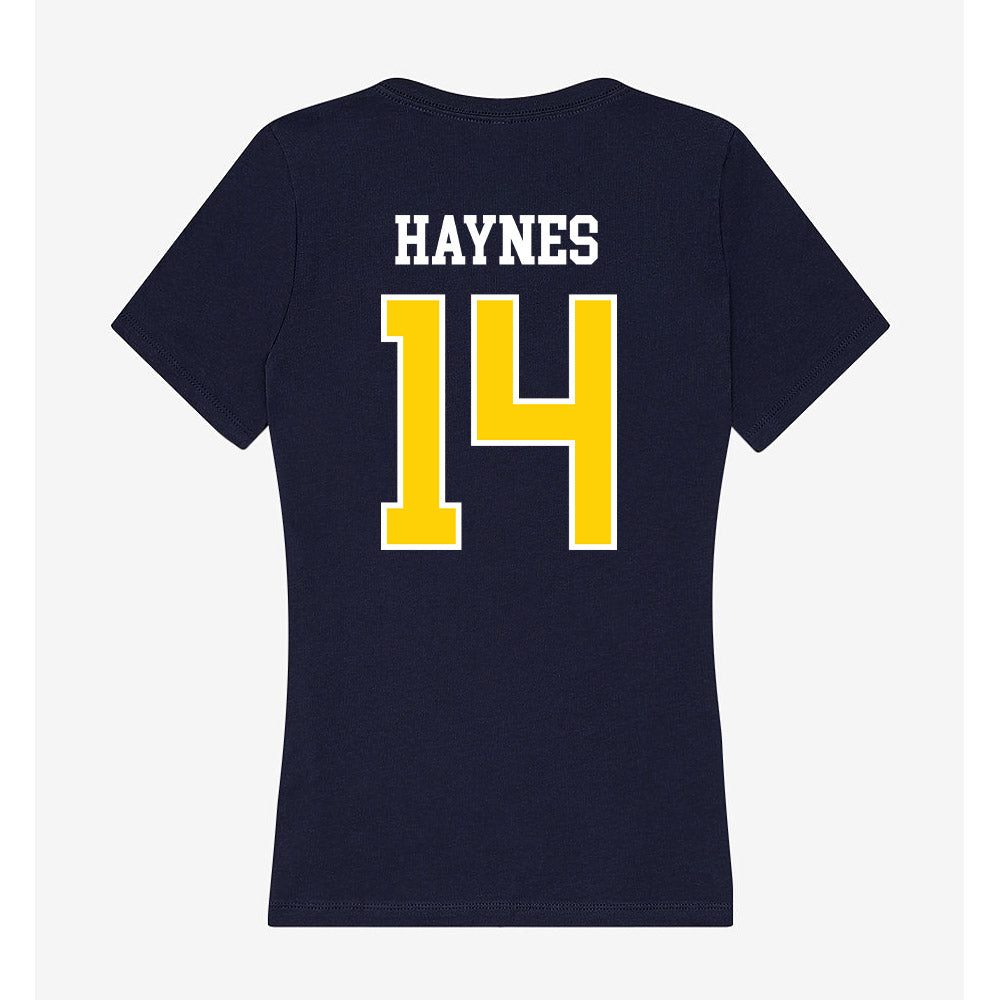 AU - NCAA Football : Jaxon Haynes - Women's V-Neck T-Shirt-1