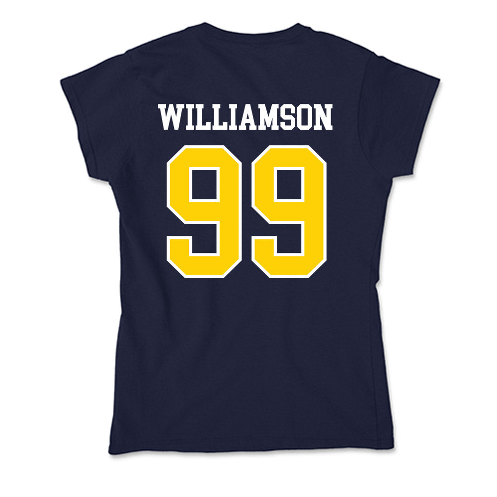 AU - NCAA Football : Khadin Williamson - Soft Style Women’s T-Shirt-1