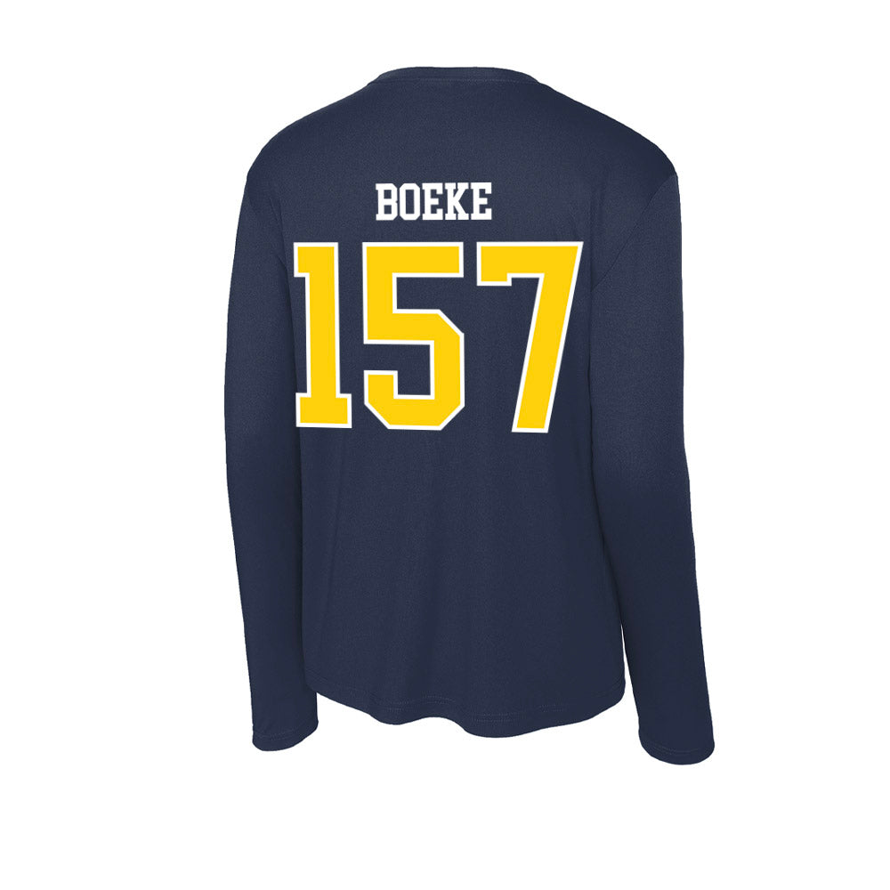 AU - NCAA Wrestling : Kyle Boeke - Activewear Long Sleeve T-Shirt-1