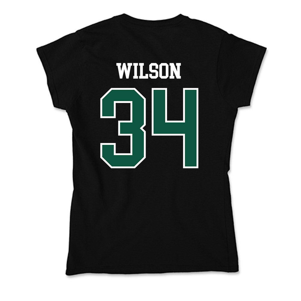 Northeastern State - NCAA Football : Donniel Wilson - Soft Style Women’s T-Shirt-1