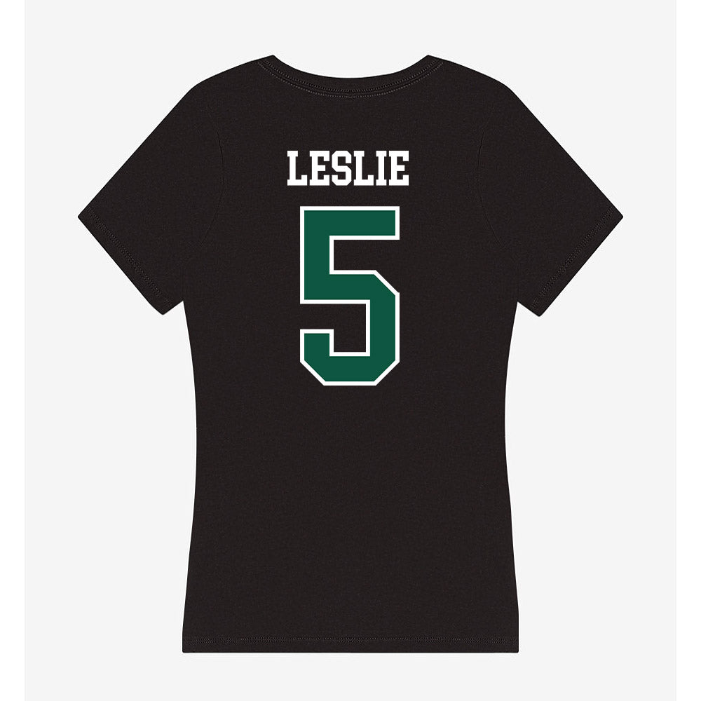 Northeastern State - NCAA Softball : Victoria Leslie - Women's V-Neck T-Shirt-1