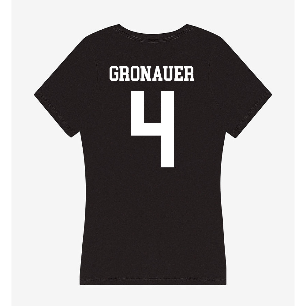 Nevada - NCAA Women's Soccer : Serene Gronauer - Women's V-Neck T-Shirt-1
