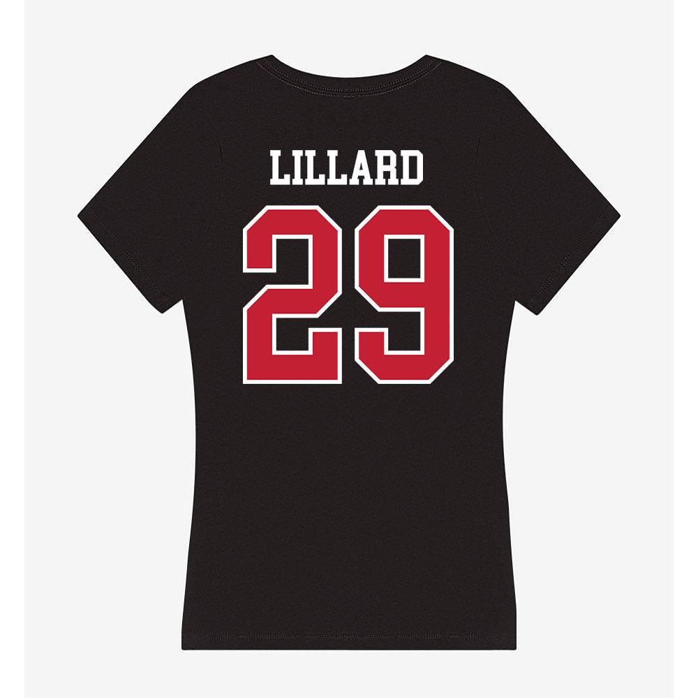 Ball State - NCAA Football : Micah Lillard - Women's V-Neck T-Shirt-1