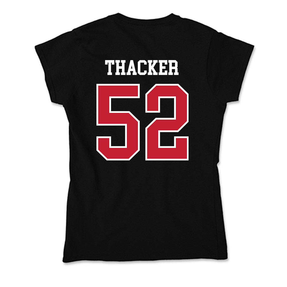 Ball State - NCAA Football : Michael Thacker - Soft Style Women’s T-Shirt-1