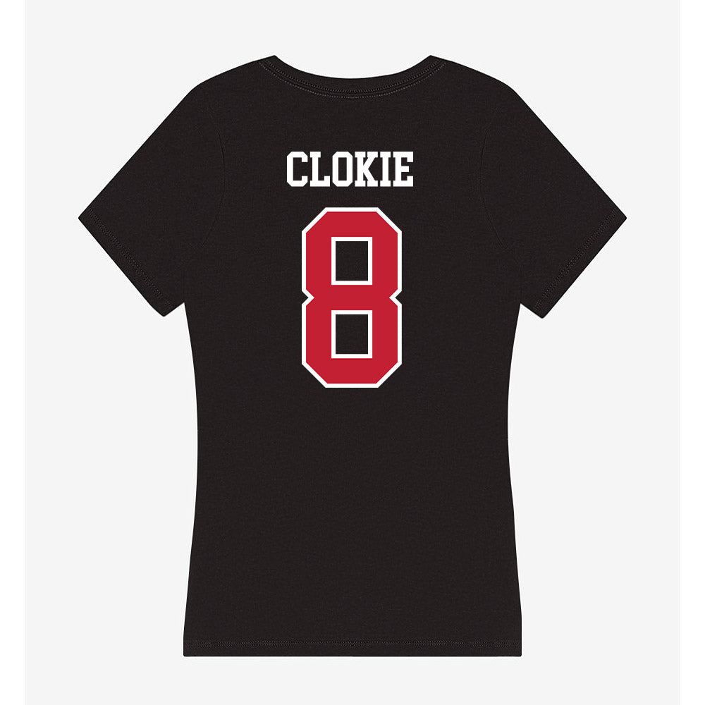 Ball State - NCAA Women's Field Hockey : Grace Clokie - Women's V-Neck T-Shirt-1
