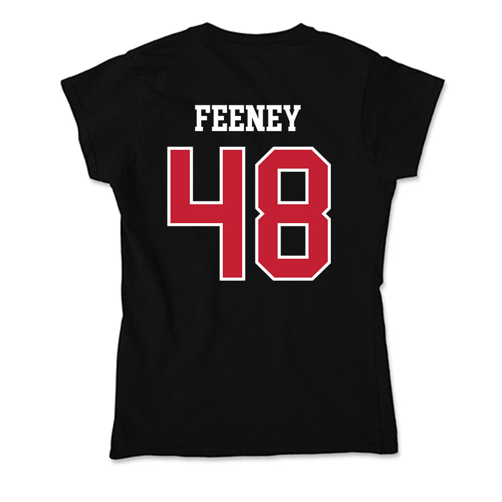 Ball State - NCAA Football : Samuel Feeney - Soft Style Women’s T-Shirt-1