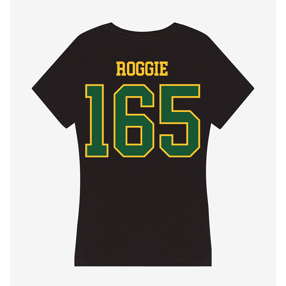 GMU - NCAA Wrestling : Cale Roggie - Women's V-Neck T-Shirt-1