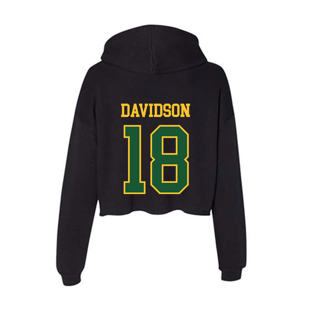 GMU - NCAA Women's Soccer : Sophie Davidson - Women's Crop Fleece Hoodie-1