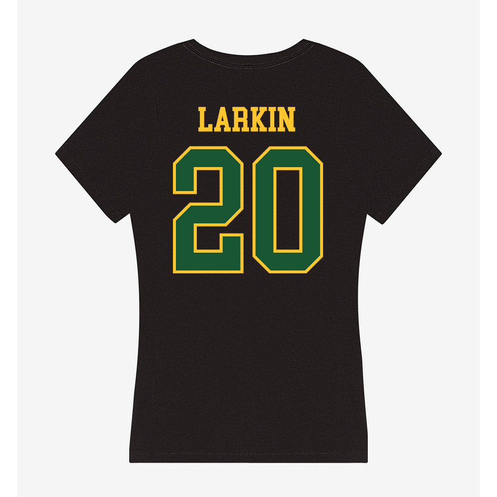 GMU - NCAA Women's Volleyball : Camille Larkin - Women's V-Neck T-Shirt-1