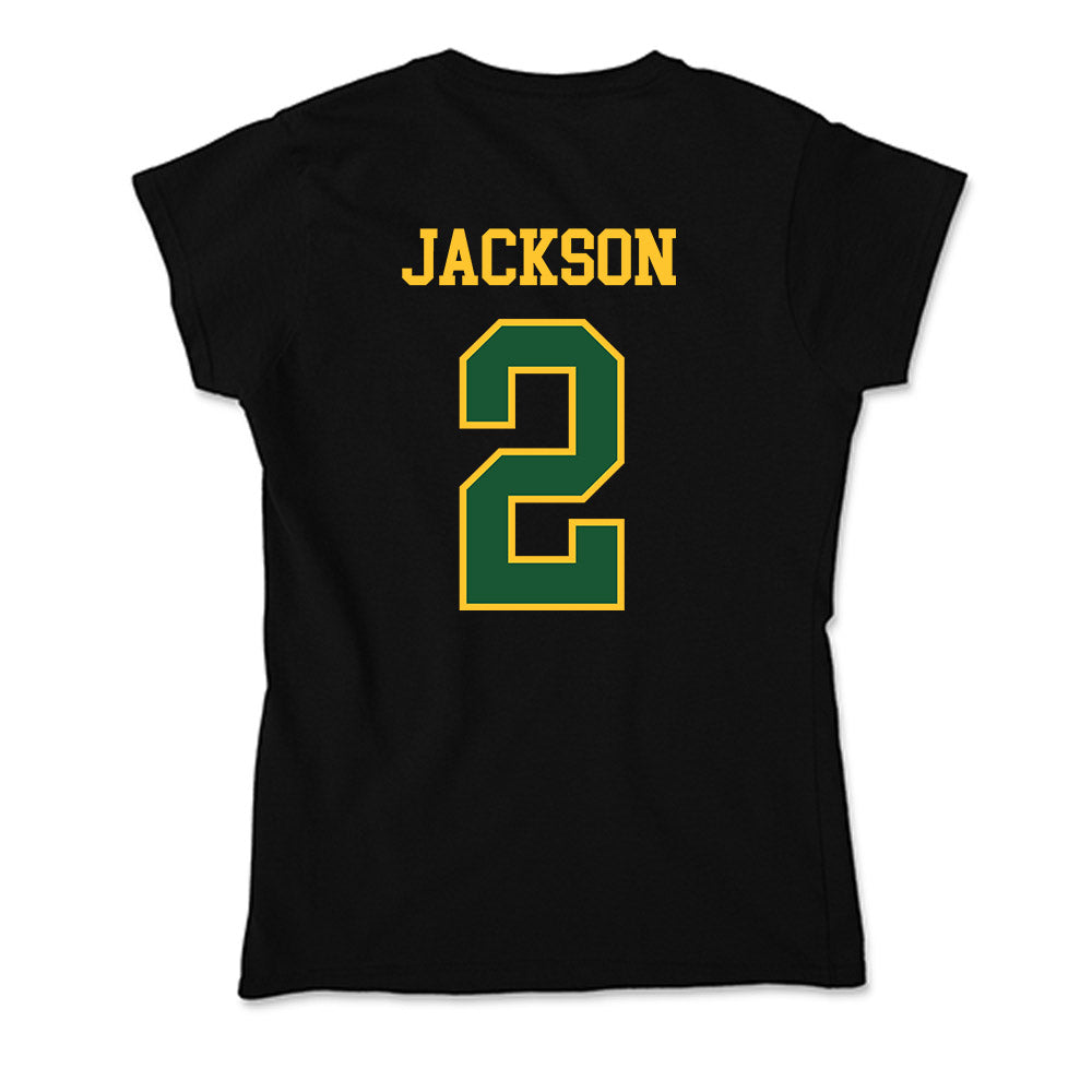 GMU - NCAA Men's Soccer : Elijah Jackson - Soft Style Women’s T-Shirt-1