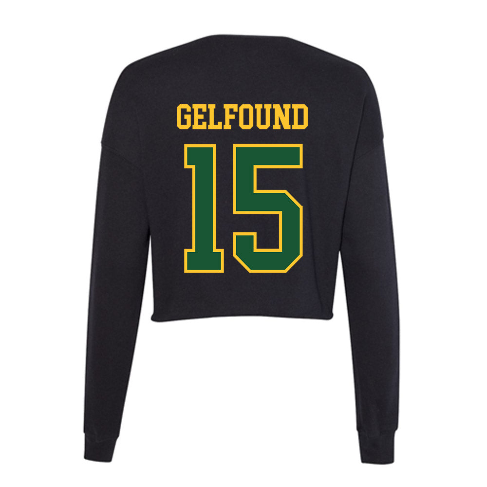 GMU - NCAA Women's Volleyball : Gabriella Gelfound - Women's Cropped Crew Fleece-1