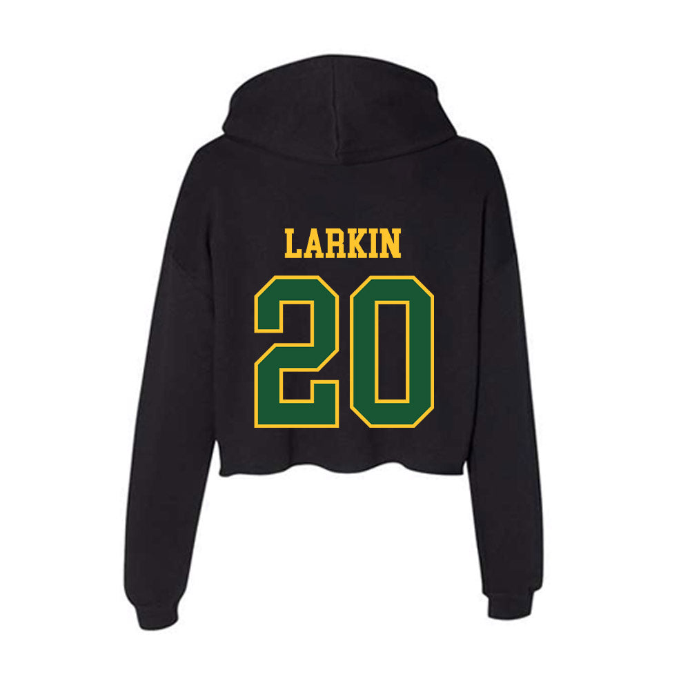 GMU - NCAA Women's Volleyball : Camille Larkin - Women's Crop Fleece Hoodie-1