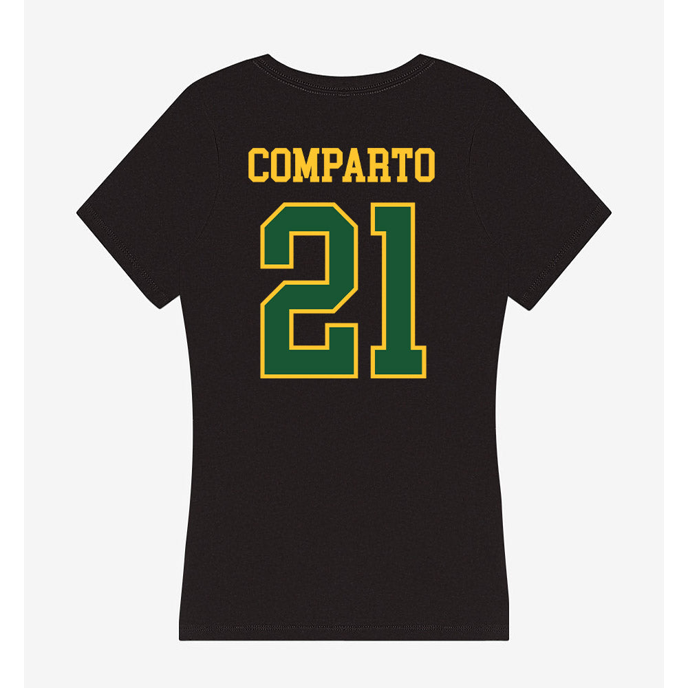 GMU - NCAA Baseball : Shaun Comparto - Women's V-Neck T-Shirt-1
