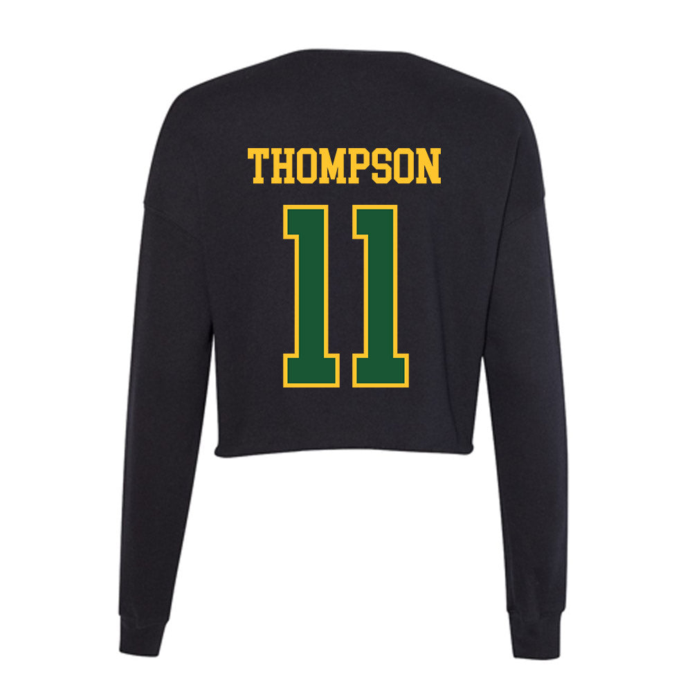 GMU - NCAA Women's Volleyball : Nia Thompson - Women's Cropped Crew Fleece-1