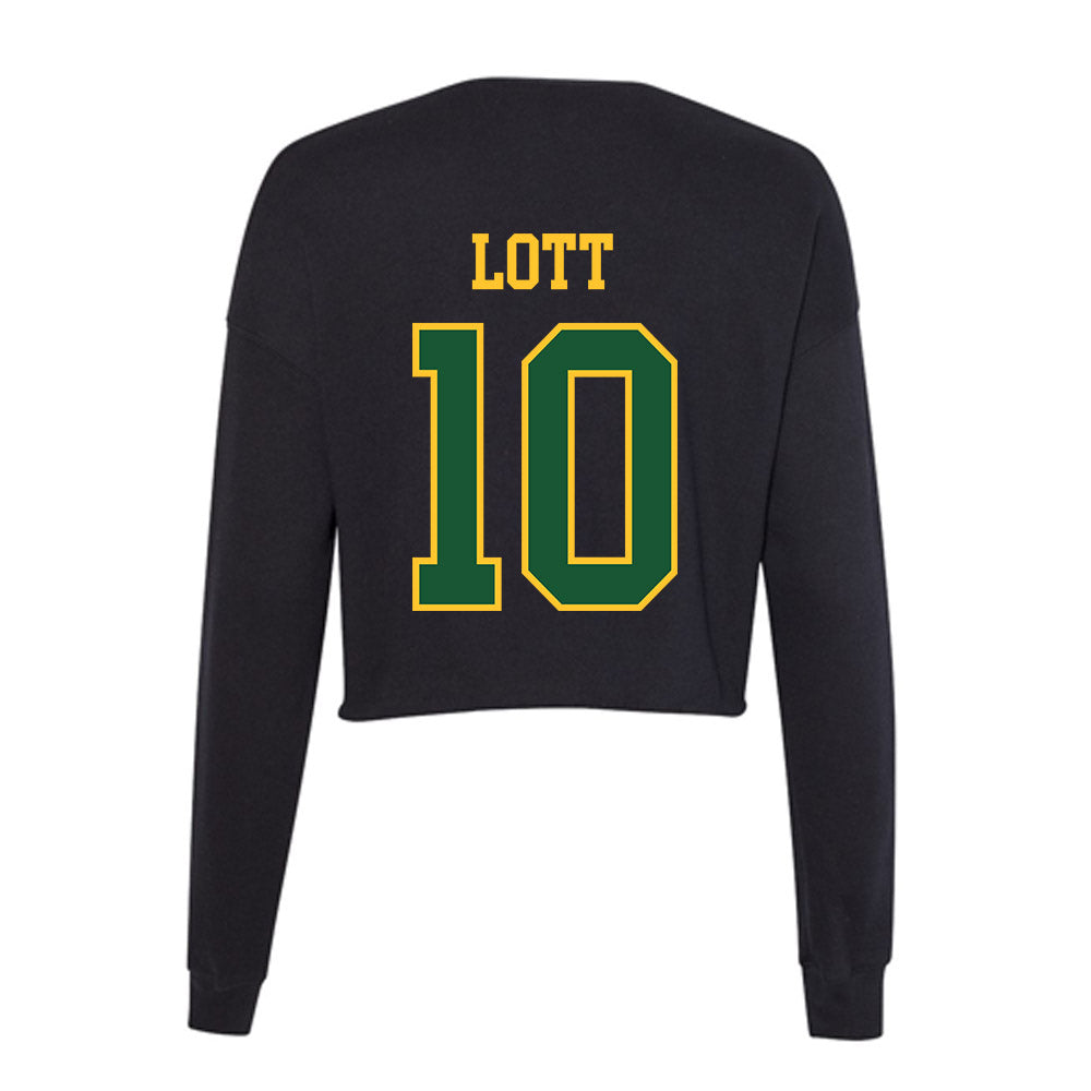 GMU - NCAA Women's Volleyball : Jaylin Lott - Women's Cropped Crew Fleece-1