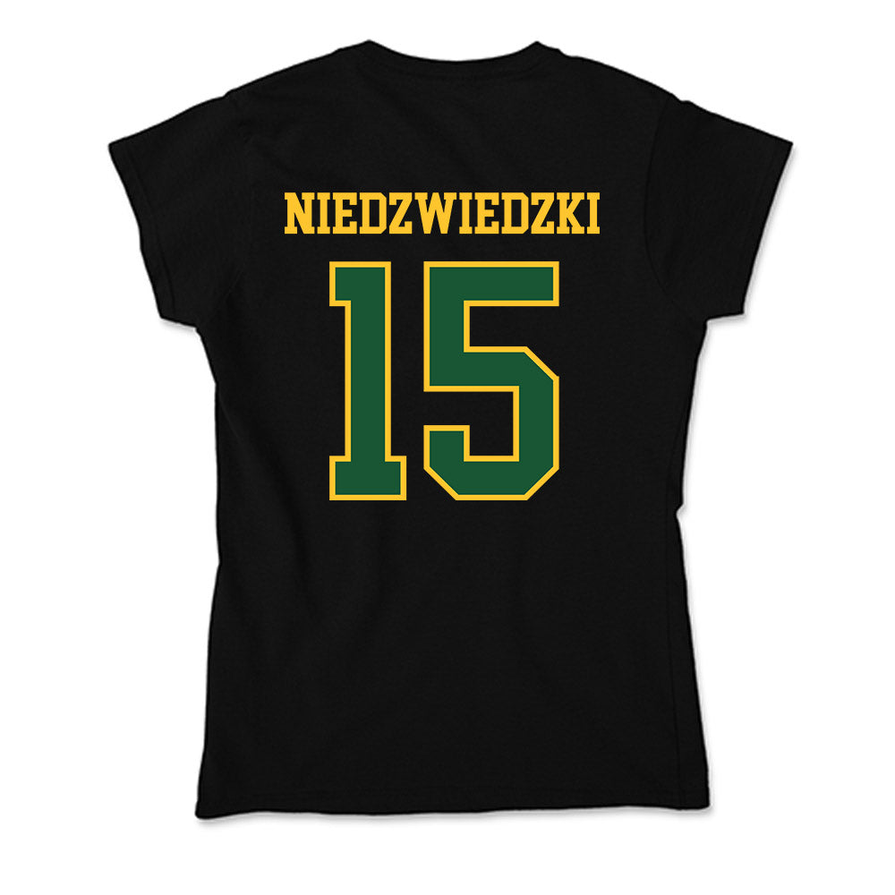GMU - NCAA Women's Soccer : Tessa Niedzwiedzki - Soft Style Women’s T-Shirt-1