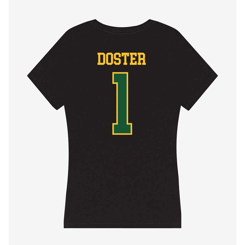 GMU - NCAA Women's Basketball : Jazmyn Doster - Women's V-Neck T-Shirt-1
