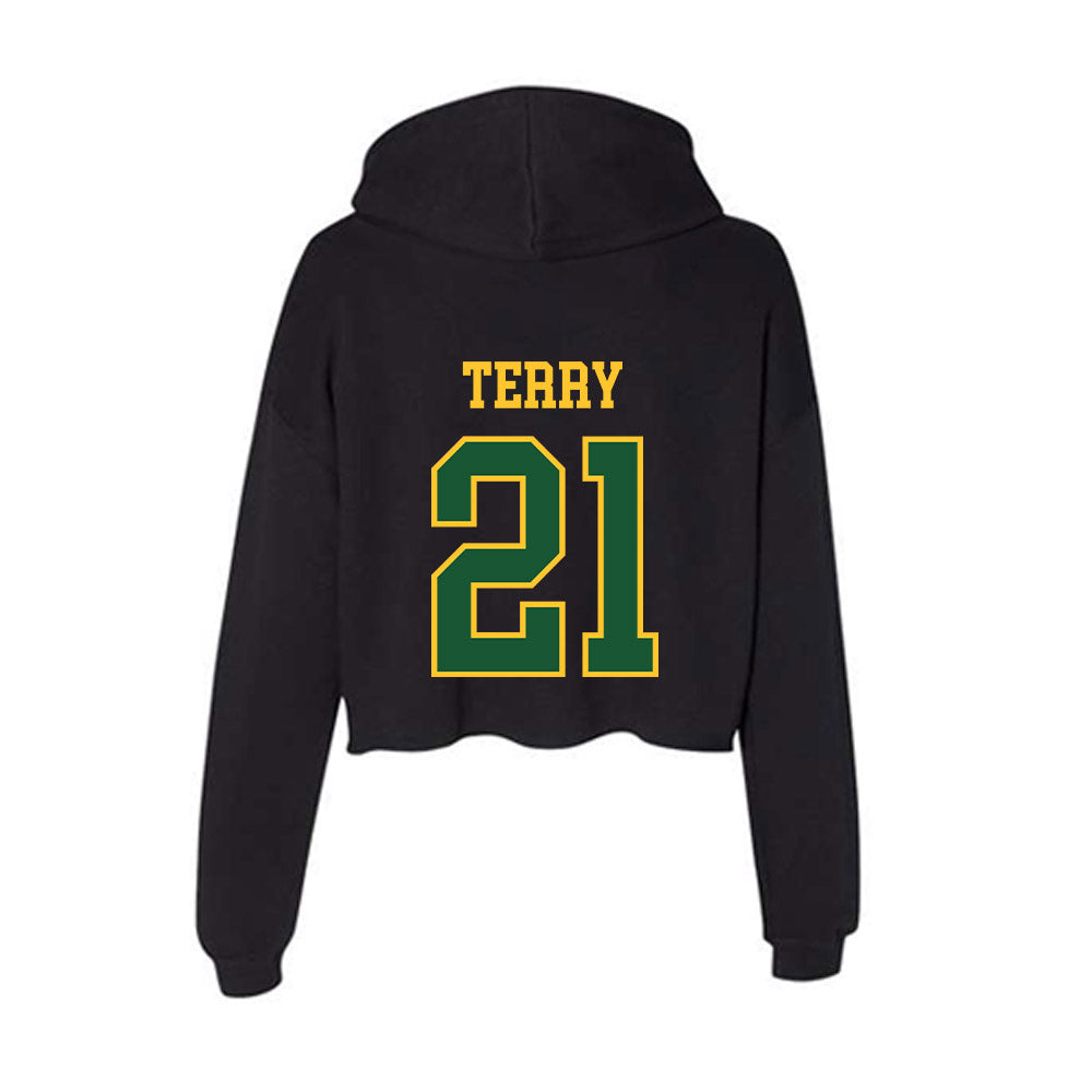 GMU - NCAA Women's Volleyball : Taylor Terry - Women's Crop Fleece Hoodie-1