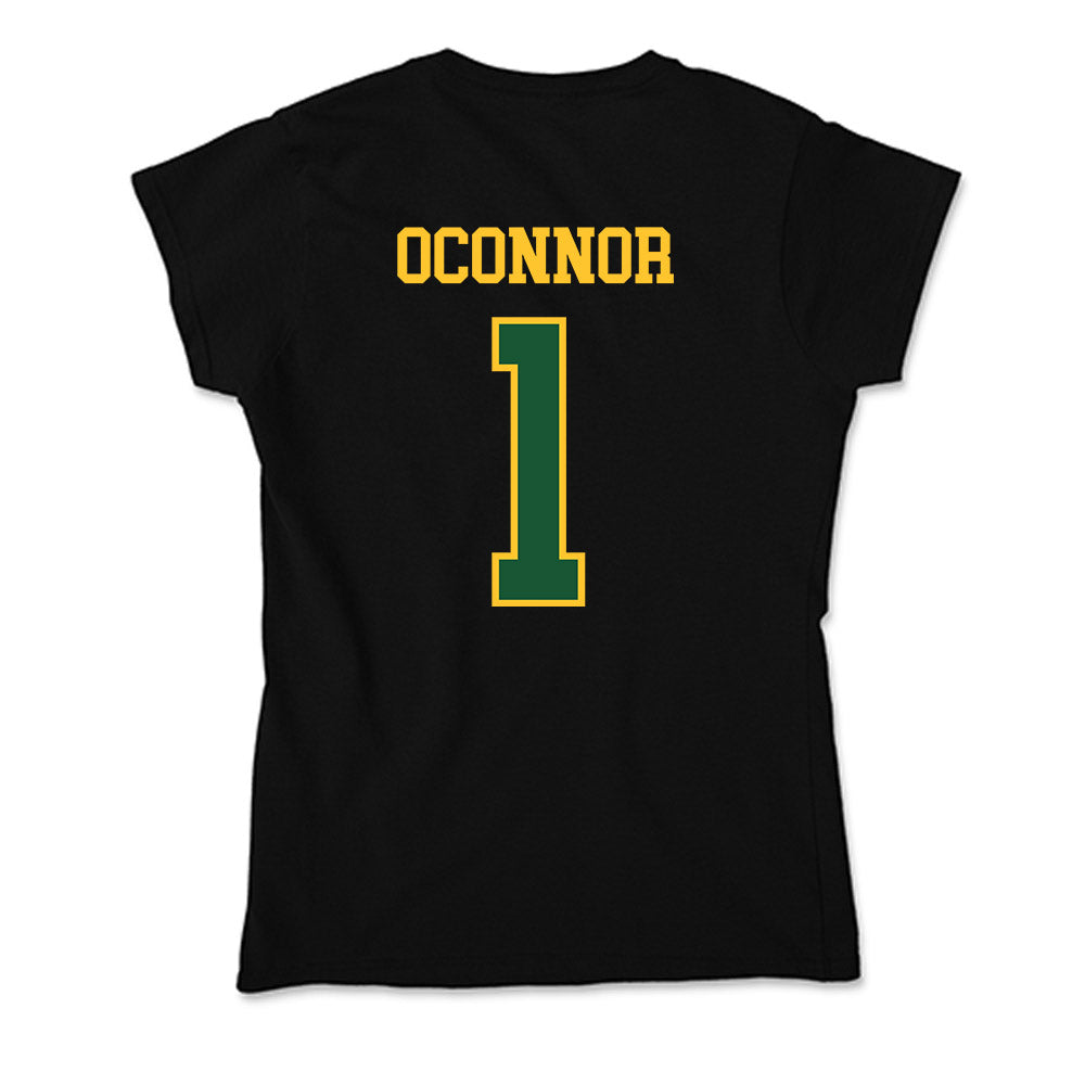 GMU - NCAA Men's Basketball : Brayden OConnor - Soft Style Women’s T-Shirt-1
