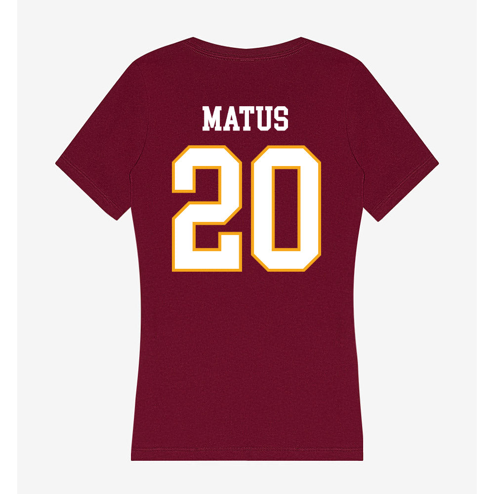 Loyola - NCAA Women's Basketball : Daniella Matus - Women's V-Neck T-Shirt-1