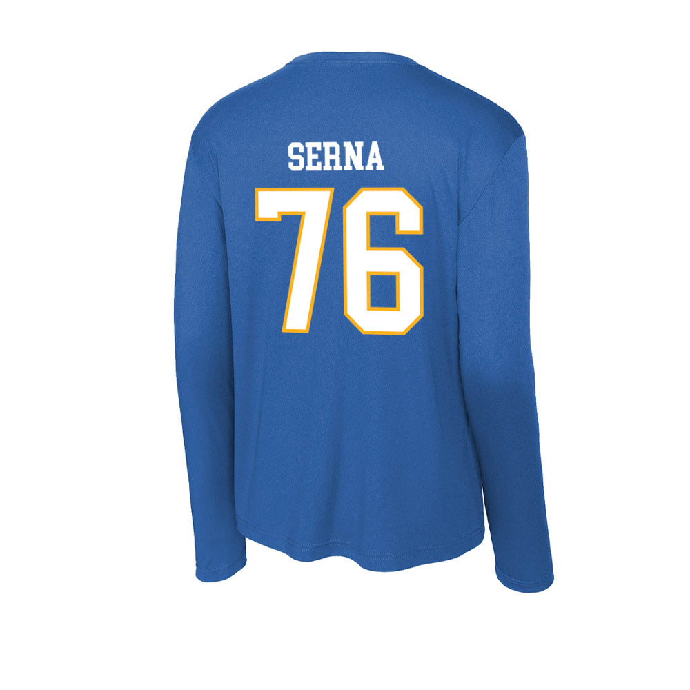 SJSU - NCAA Football : Manny Serna - Activewear Long Sleeve T-Shirt-1