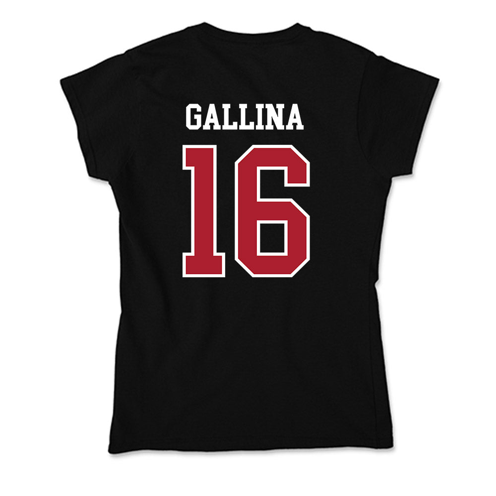 Nicholls State - NCAA Women's Soccer : Mia Gallina - Soft Style Women’s T-Shirt-1