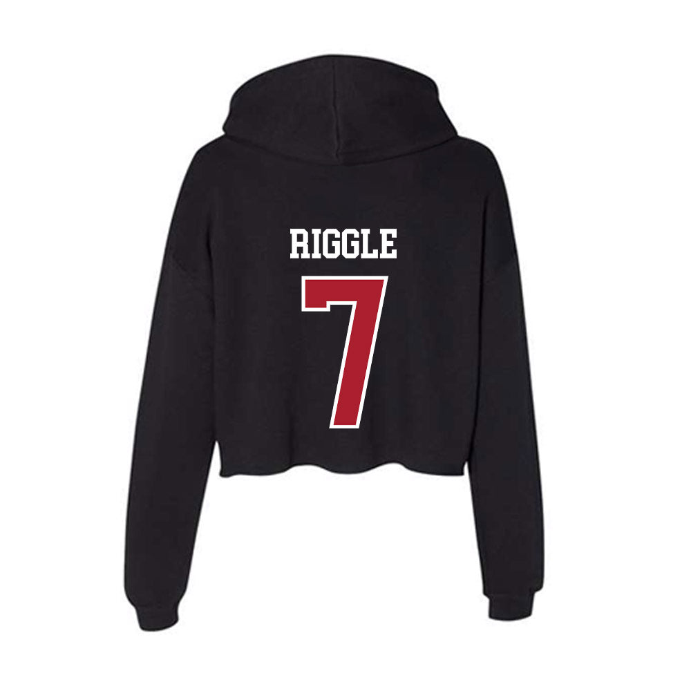 Nicholls State - NCAA Women's Soccer : Mylea Riggle - Women's Crop Fleece Hoodie-1