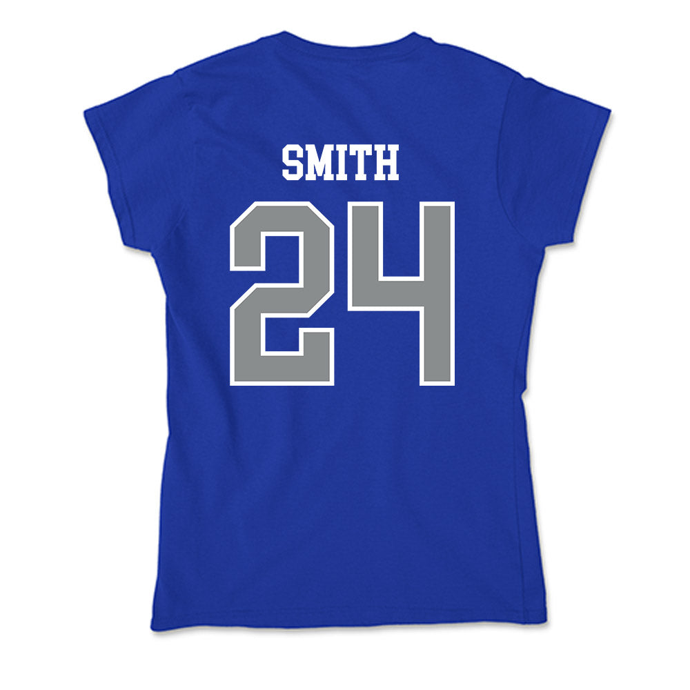 Memphis - NCAA Women's Basketball : Tamya Smith - Soft Style Women’s T-Shirt-1