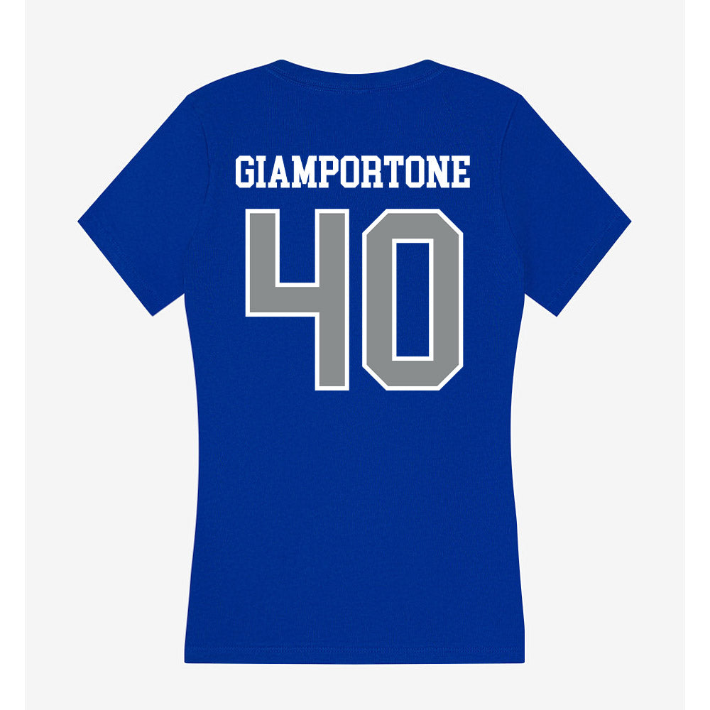 Memphis - NCAA Baseball : Seth Giamportone - Women's V-Neck T-Shirt-1