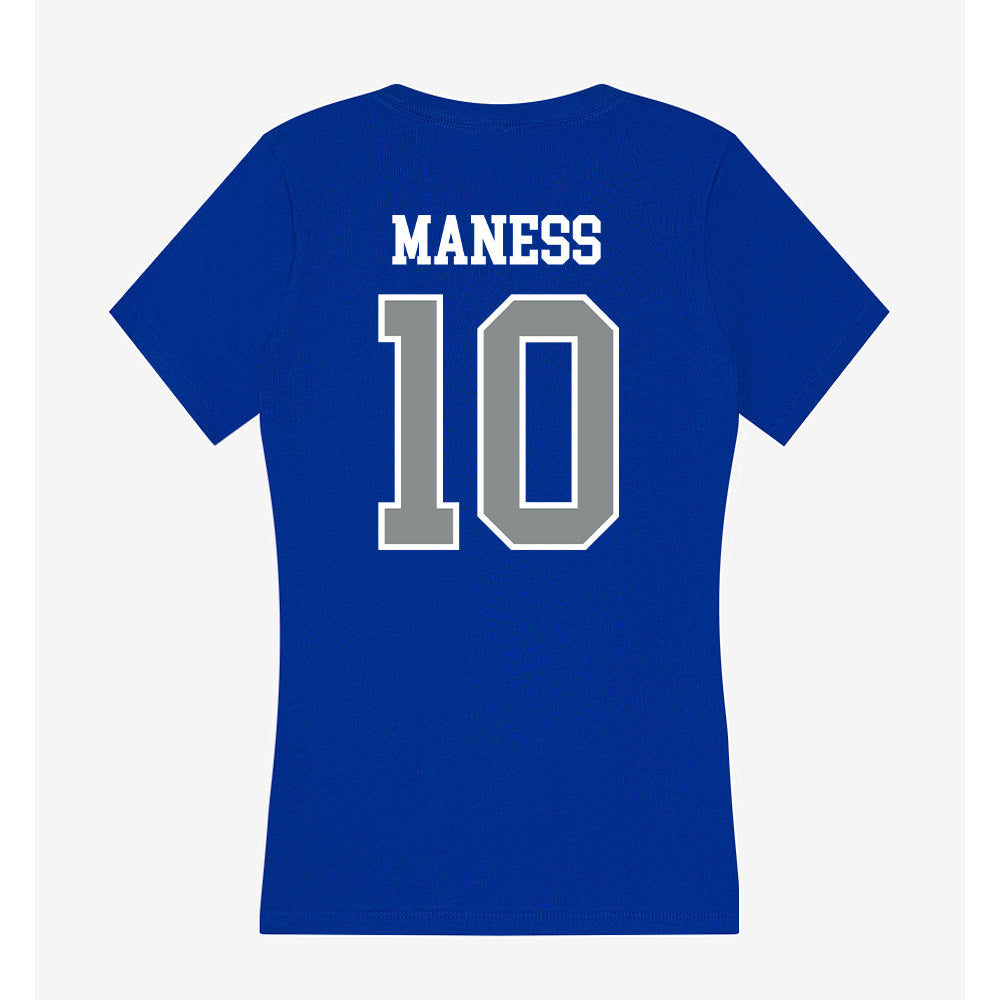 Memphis - NCAA Softball : Marley Maness - Women's V-Neck T-Shirt-1