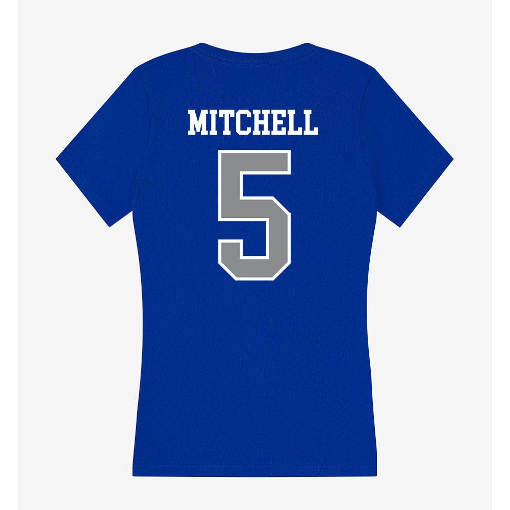Memphis - NCAA Softball : Jaila Mitchell - Women's V-Neck T-Shirt-1