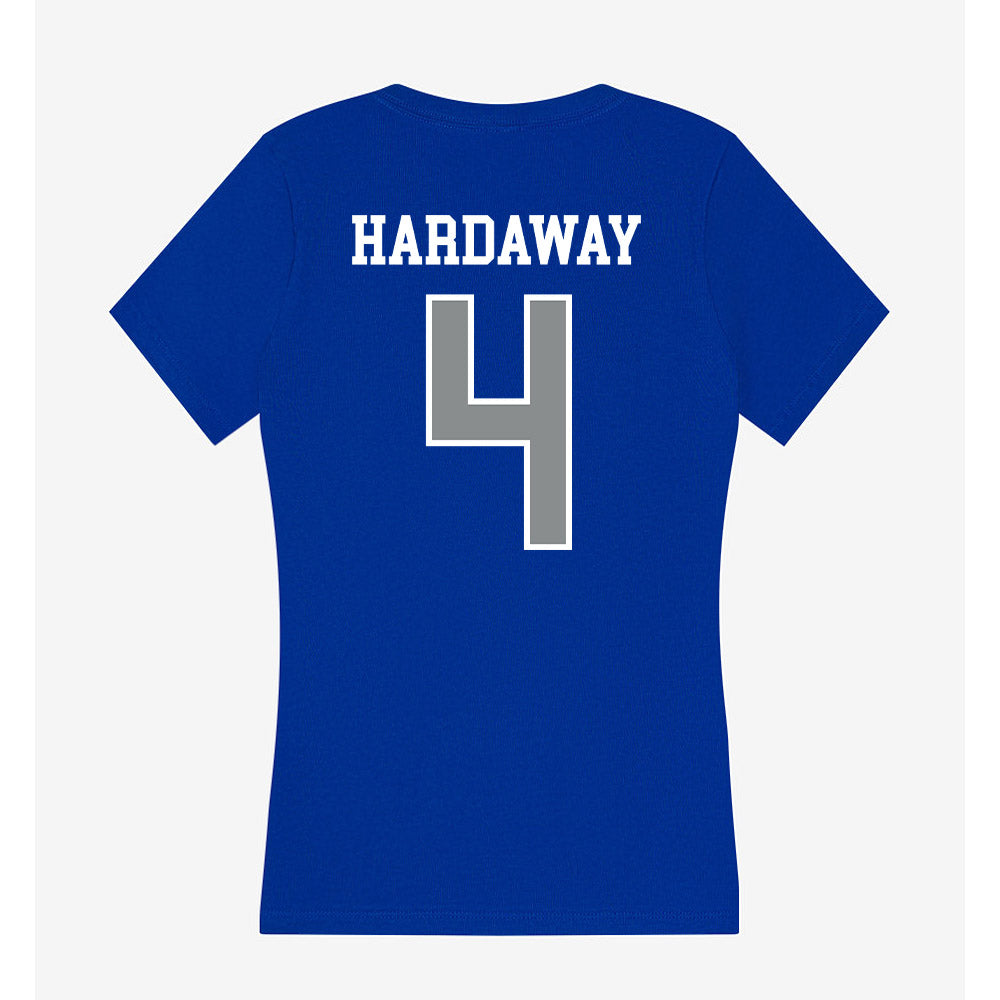 Memphis - NCAA Men's Basketball : Ashton Hardaway - Women's V-Neck T-Shirt-1