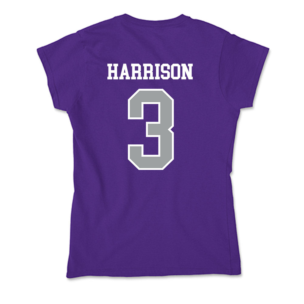 Tarleton State - NCAA Men's Basketball : Ronnie Harrison - Soft Style Women’s T-Shirt-1