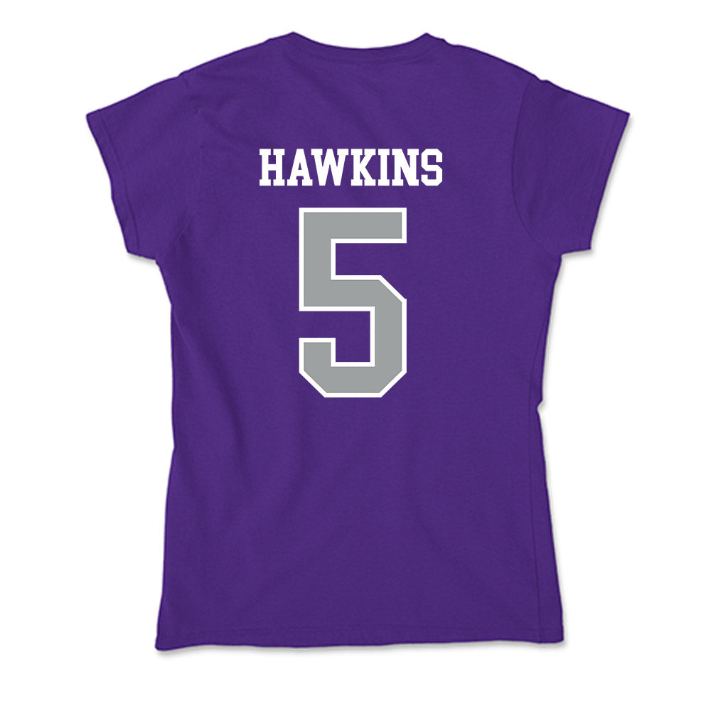 Tarleton State - NCAA Football : Dabari Hawkins - Soft Style Women’s T-Shirt-1