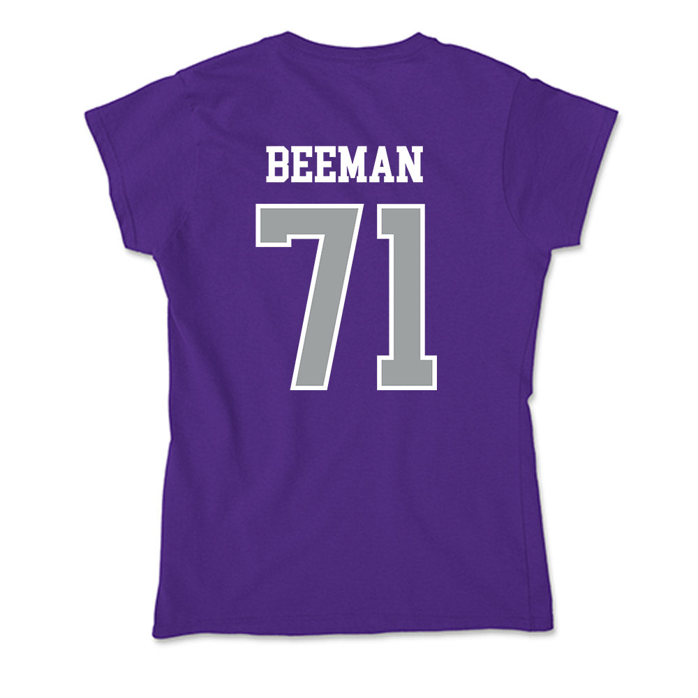 Tarleton State - NCAA Football : Connor Beeman - Soft Style Women’s T-Shirt-1