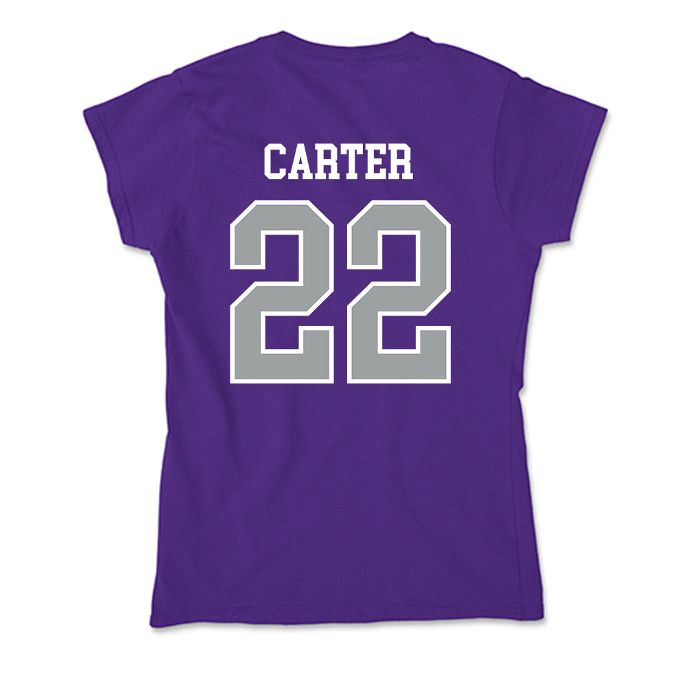 Tarleton State - NCAA Women's Volleyball : morgan carter - Soft Style Women’s T-Shirt-1