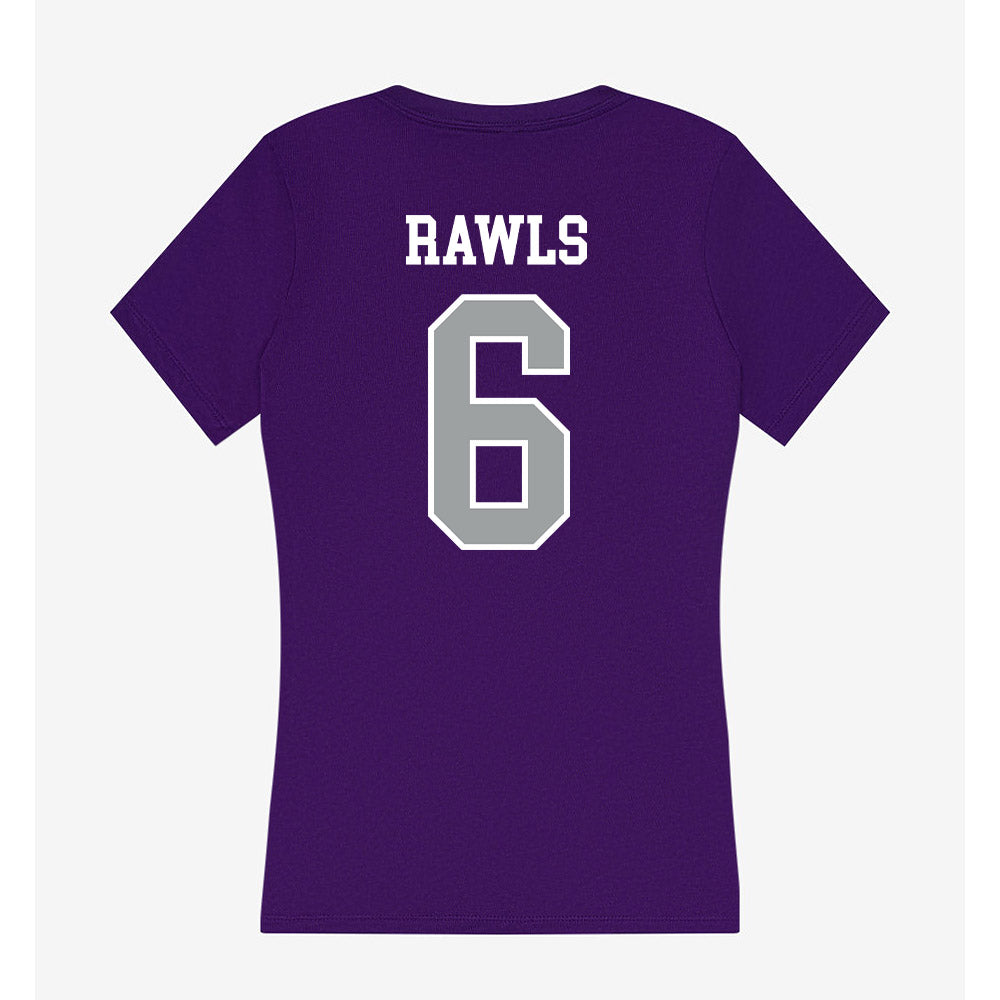 Tarleton State - NCAA Football : Ty Rawls - Women's V-Neck T-Shirt-1