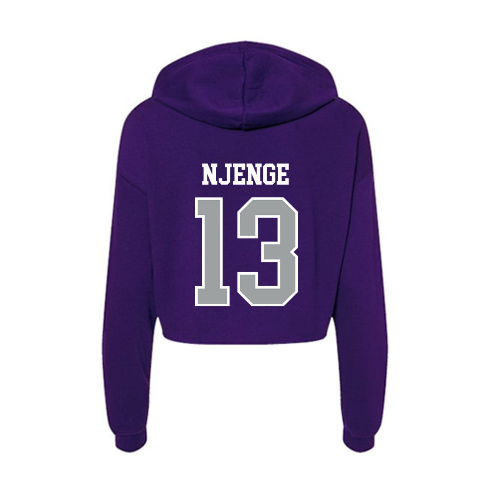 Tarleton State - NCAA Football : Pius Njenge - Women's Crop Fleece Hoodie-1