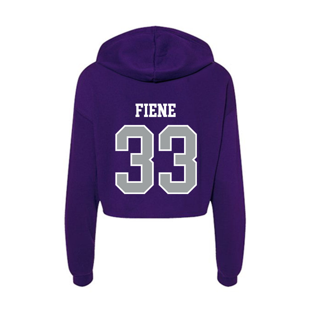 Tarleton State - NCAA Baseball : Peyton Fiene - Women's Crop Fleece Hoodie-1