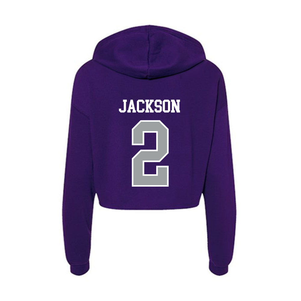 Tarleton State - NCAA Football : Cody Jackson - Women's Crop Fleece Hoodie-1