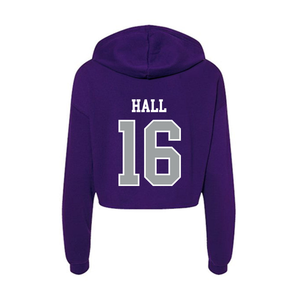 Tarleton State - NCAA Football : Isaac Hall - Women's Crop Fleece Hoodie-1