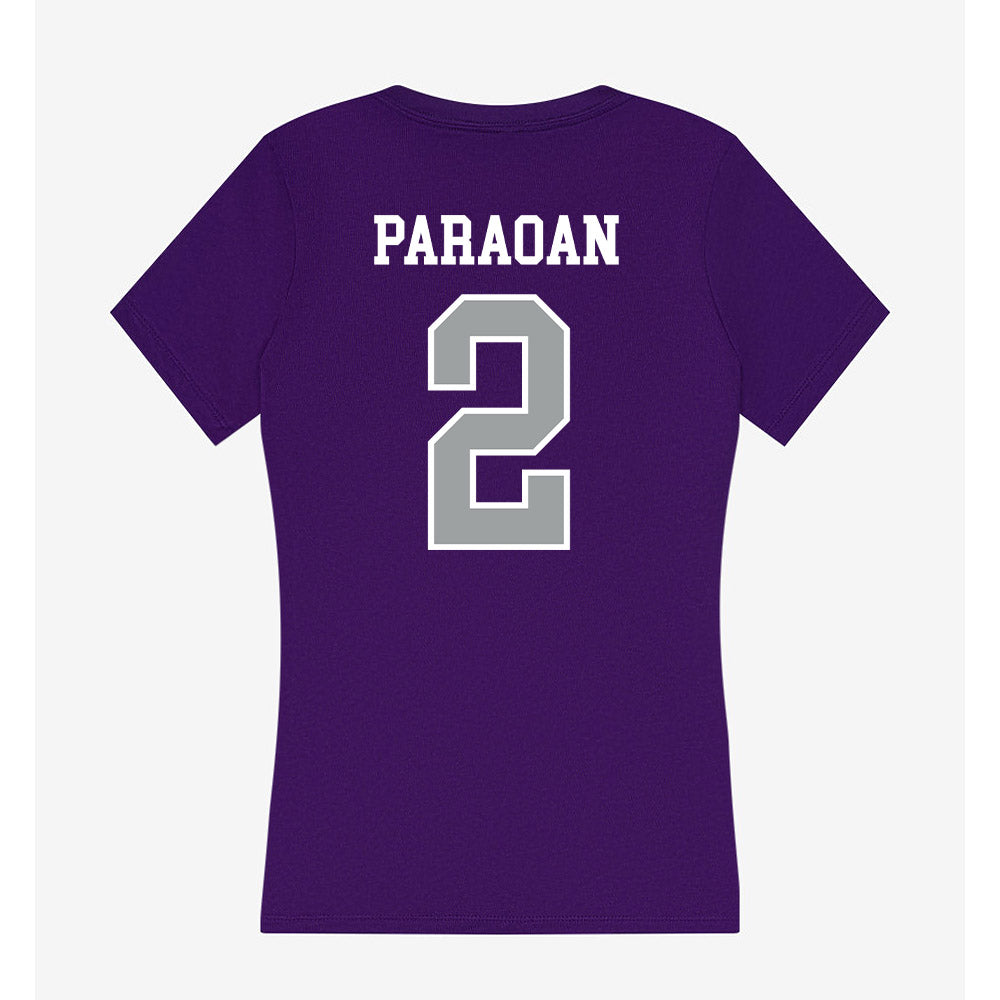 Tarleton State - NCAA Women's Volleyball : Leila Paraoan - Women's V-Neck T-Shirt-1