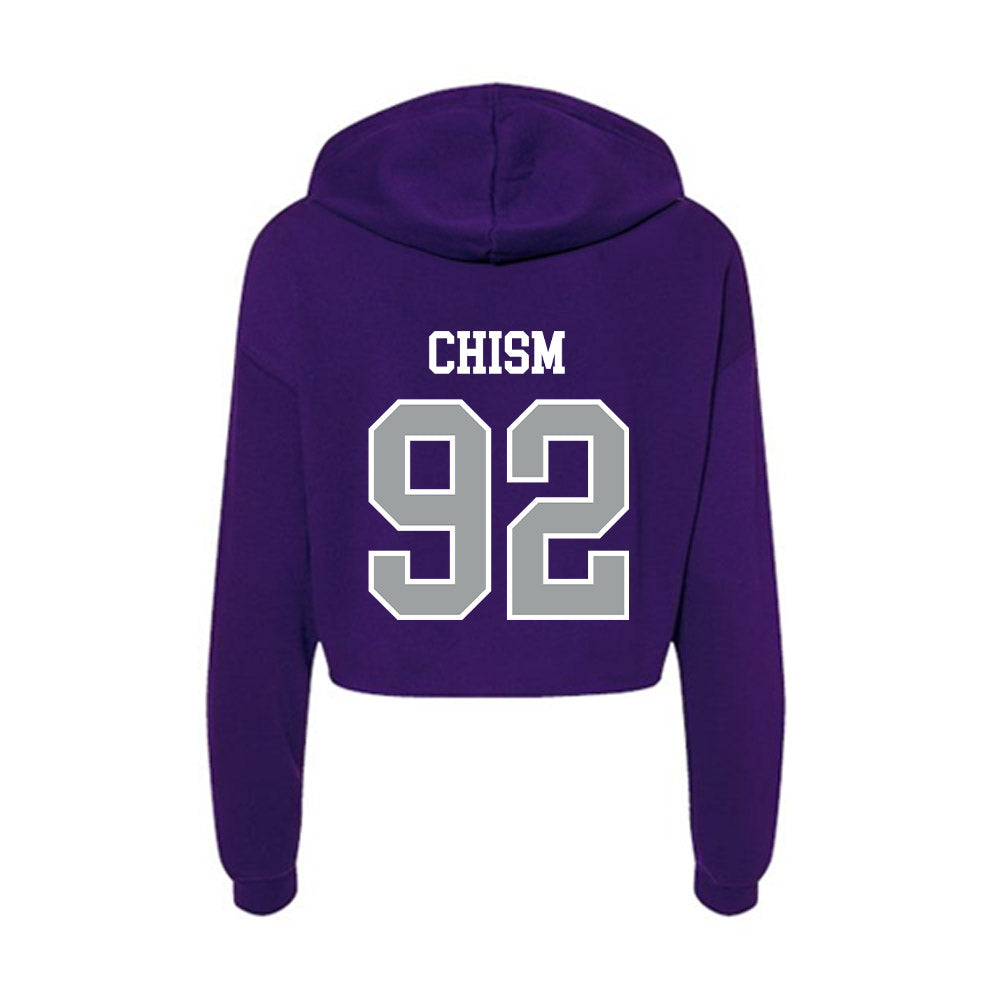 Tarleton State - NCAA Football : Tramaine Chism - Women's Crop Fleece Hoodie-1
